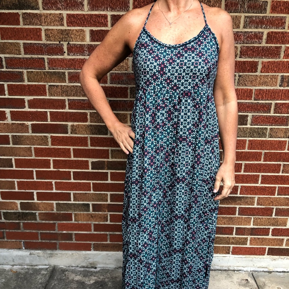 Patterned Maxi Dress